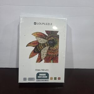 Lolpuzzle Unique Shape Jigsaw Wooden Puzzle Chatu142(L) A3 - Multicolor